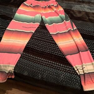 Aviator Nation Multicolor Striped Track Pants